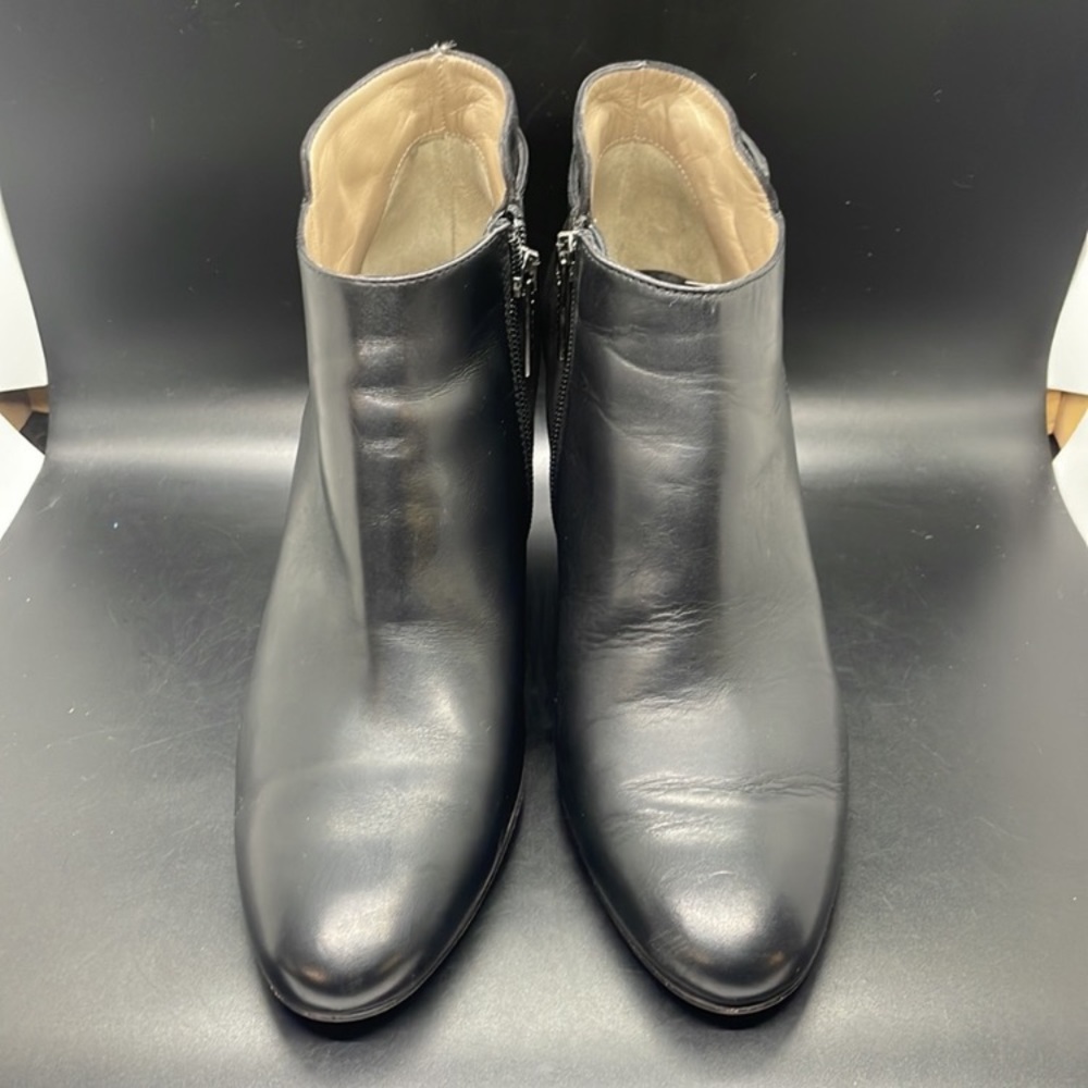Aquatalia black suede leather ankle boots 9.5